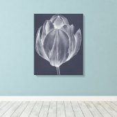 Monochrome Tulip I Leinwanddruck (Insitu (Holzboden))