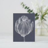 Monochrome Tulip I Postkarte (Stehend Vorderseite)