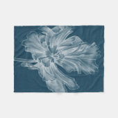 Monochrome Tulip II Fleecedecke (Vorderseite (Horizontal))
