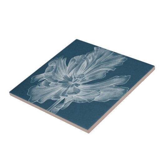 Monochrome Tulip II Fliese (Seite)