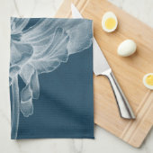 Monochrome Tulip II Geschirrtuch (Viertel Falte)