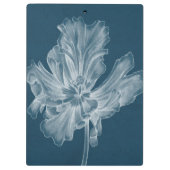 Monochrome Tulip II Klemmbrett (Rückseite)
