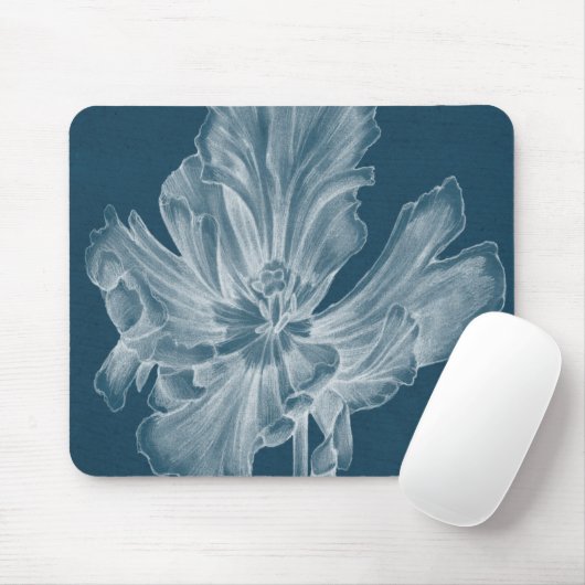 Monochrome Tulip II Mousepad (Mit Mouse)