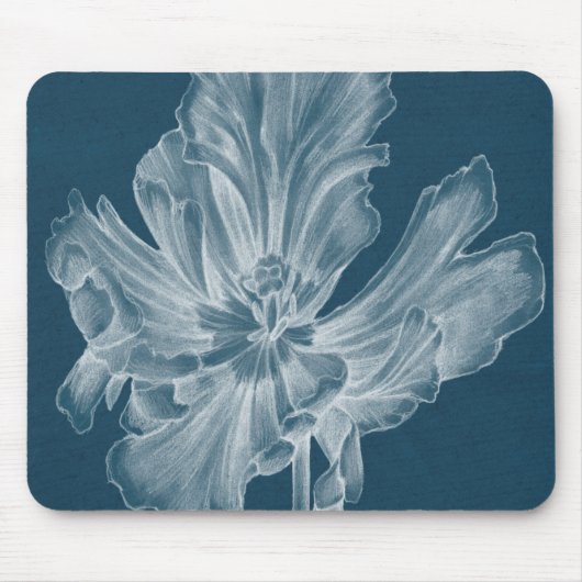 Monochrome Tulip II Mousepad (Vorne)
