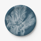 Monochrome Tulip II Pappteller (Vorderseite)