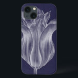 Monochrome Tulip III Case-Mate iPhone Hülle<br><div class="desc">floral</div>