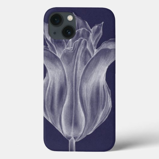 Monochrome Tulip III Case-Mate iPhone Hülle (Rückseite)