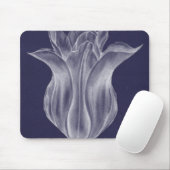 Monochrome Tulip III Mousepad (Mit Mouse)