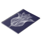 Monochrome Tulip III Notizblock (Linke Seite)
