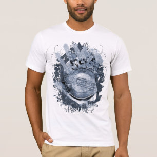 Monochrome Untergrund T-Shirt