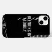 Monochrome Urban Shadow Play iPhone Case Blending (Rückseite (Horizontal))