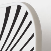 Monochrome verwirrende Spirale Pickleball Schläger (Linke Seite)