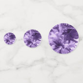 Monochrome Violette Konfetti (Vorderseiten)
