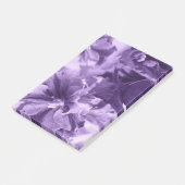 Monochrome Violette Post-it Klebezettel (angewinkelt)