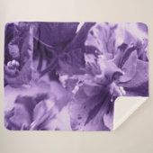 Monochrome Violette Sherpadecke (Vorderseite (Horizontal))