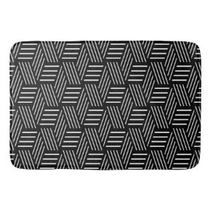 Monochrome Webart Badematte