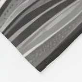 Monochrome Wellen Fleecedecke (Ecke)
