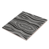 Monochrome Wellen Fliese (Seite)