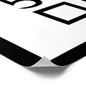 Monochrome Wiener Werkstaette of America Poster (Ecke)