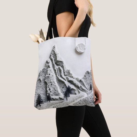 Monochrome Winter Tasche (Von Nahem)