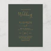 Monochrome, zweiseitige Ausführung von Goldtext-HA Flyer (Vorne)