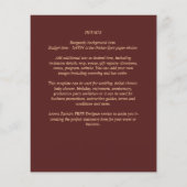 Monochrome, zweiseitige Ausführung von Goldtext-HA Flyer (Hinten)