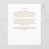 Monochrome, zweiseitige Ausführung von Goldtext-HA Flyer (Hinten)