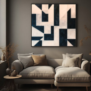 Monochromer Kontrast Poster