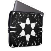 Monochromer Puls Laptopschutzhülle (Vorne Rechts)