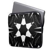 Monochromer Puls Laptopschutzhülle (Vorderseite Links)