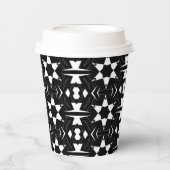 Monochromer Puls Pappbecher (Vorderseite)