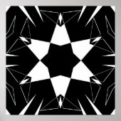 Monochromer Puls Poster (Vorne)
