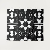 Monochromer Puls Wandteppich (Vorderseite (Horizontal))