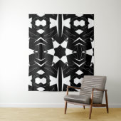 Monochromer Puls Wandteppich (Beispiel)