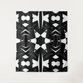 Monochromer Puls Wandteppich (Vorderseite)
