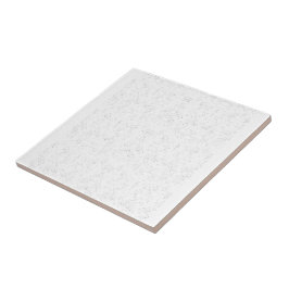 Monochromes Blumenmuster – Elegante nahtlose Kunst Fliese
