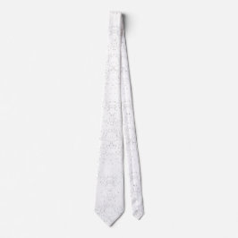 Monochromes Blumenmuster – Elegante nahtlose Kunst Krawatte