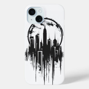 Monochromes Citycape-Logo Case-Mate iPhone Hülle