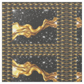 Monochromes Flüssiggold-Gewebe-Nähstoffmaterial Stoff (Nahaufnahme)