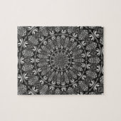 Monochromes Mandala Puzzle (Horizontal)