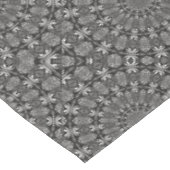 Monochromes Mandala Tischdecke (Schrägansicht)