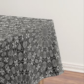 Monochromes Mandala Tischdecke (Beispiel)