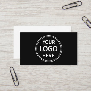 Monochromes QR-Logo   Klassisch & Sauber  Visitenkarte