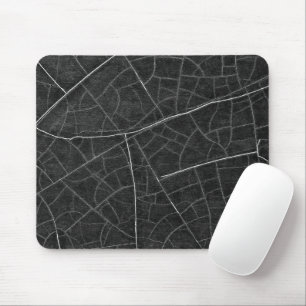 Monochromes zeitgenössisches abgenutztes abstrakte mousepad