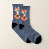 Monocle-Hipsterroter Fox Socken (Paar)