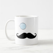 Monocle-Schnurrbart Kaffeetasse (Links)