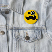 Monocle u. Schnurrbart kundengerechtes backgrnd) Button (Beispiel)