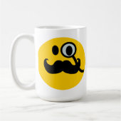 Monocle u. Schnurrbart kundengerechtes backgrnd) Kaffeetasse (Links)