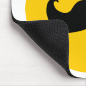 Monocle u. Schnurrbart kundengerechtes backgrnd) Mousepad (Ecke)