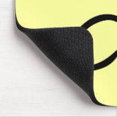Monocle und Mustache Mousepad (Ecke)